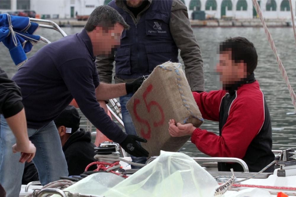 Operación antidroga en la costa de Cartagena