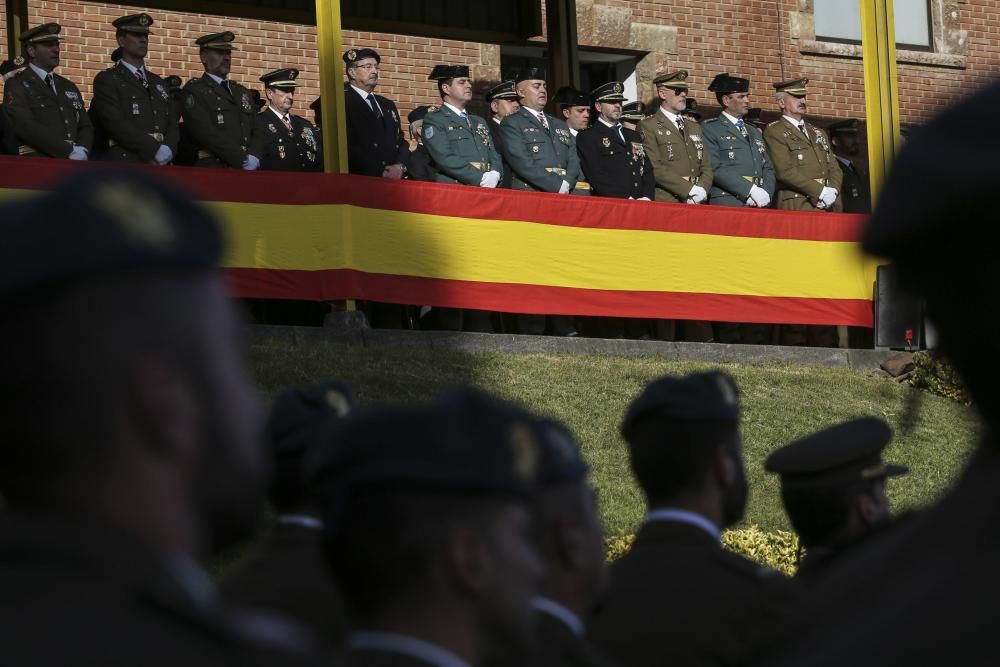 Parada militar del acto de celebración de la Inmaculada