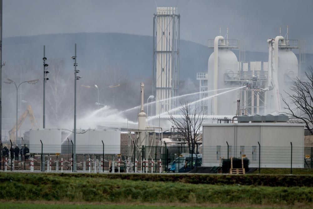 Explosión en una estación de gas en Austria