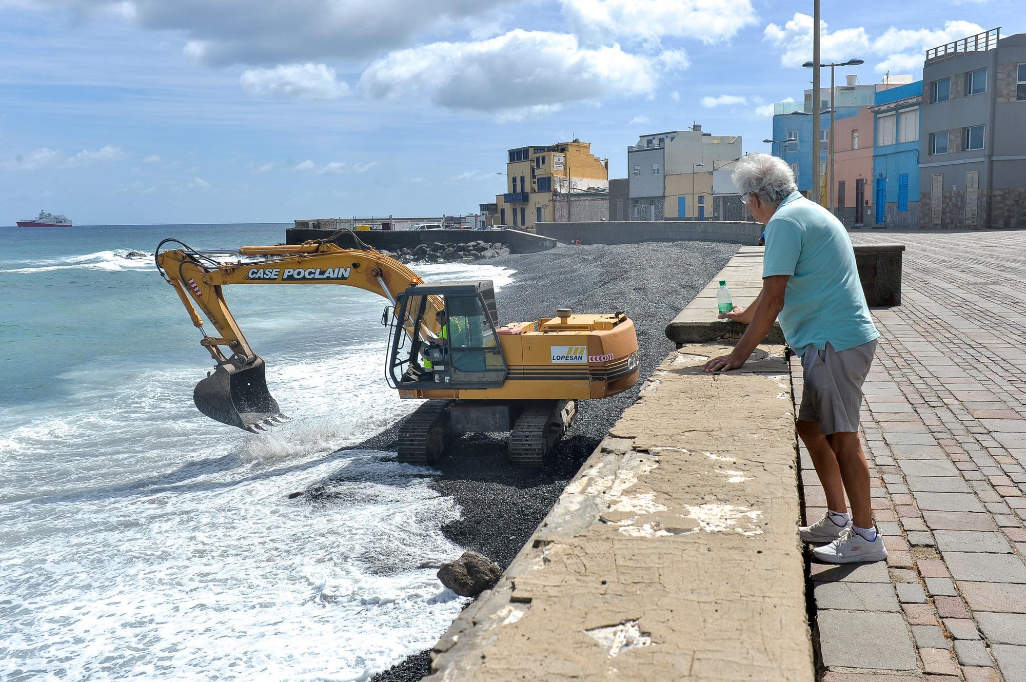 Comienzo de las obras en el paseo marítimo de San Cristóbal