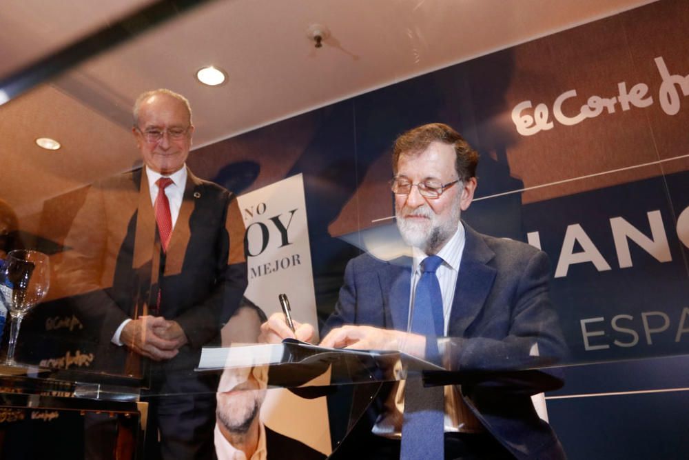 Firma de libros de Mariano Rajoy.