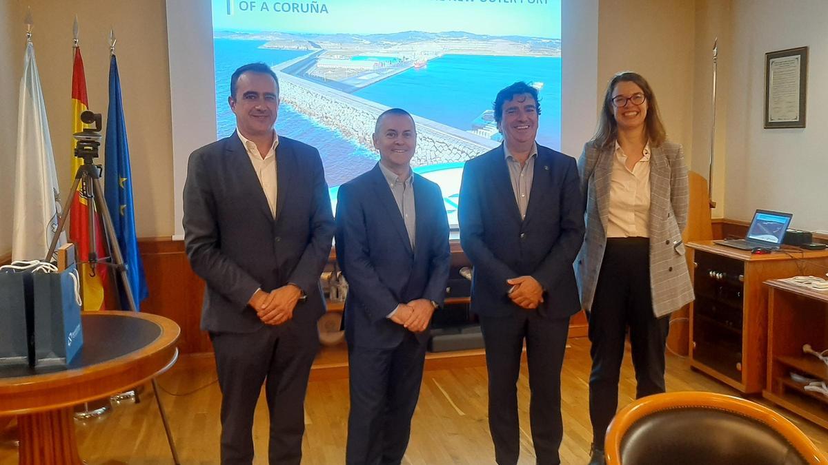 Los puertos de A Coruña y Halifax (Canadá) analizan vías de colaboración en energías renovables