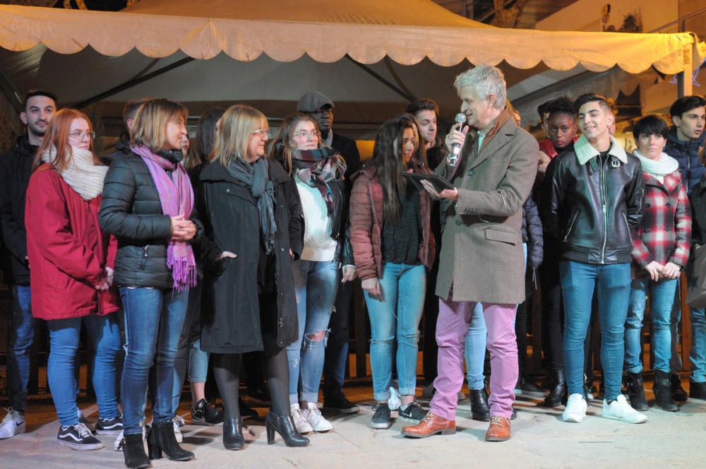 Inauguració del pessebre de Blanes