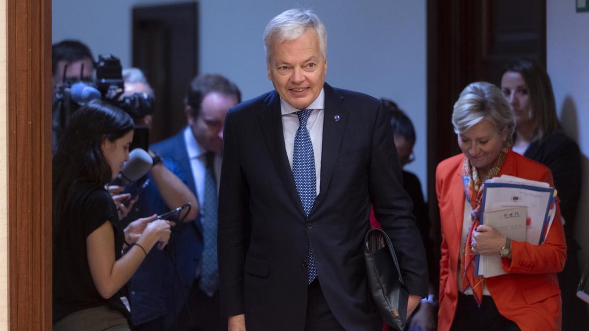 Didier Reynders, comisario europeo de Justicia.