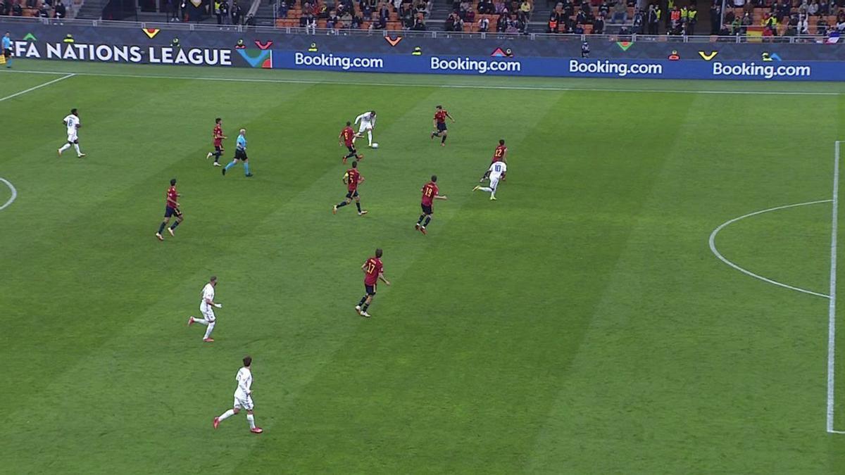 El VAR dio por bueno el gol de Mbappé ante España a pesar de estar en fuera de juego