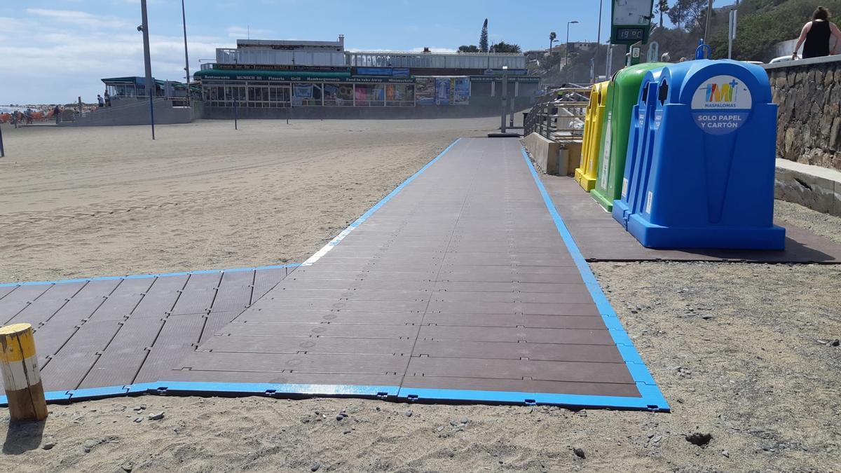 Pasarela en Playa del Inglés.