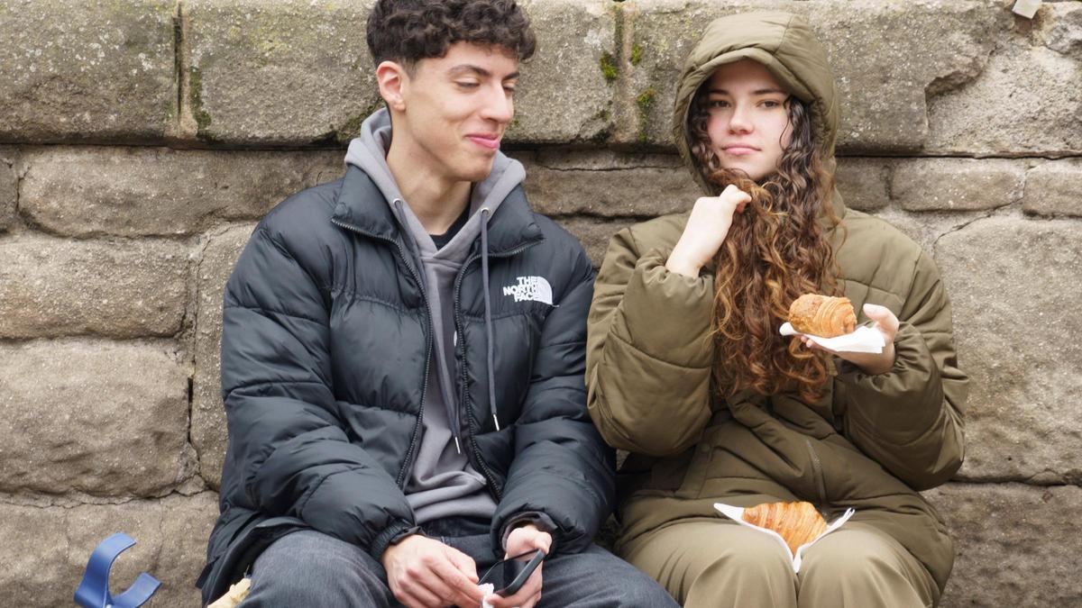 Una pareja, en una edición anterior del festival dedicado al cruasán Croiss &amp; Fest.