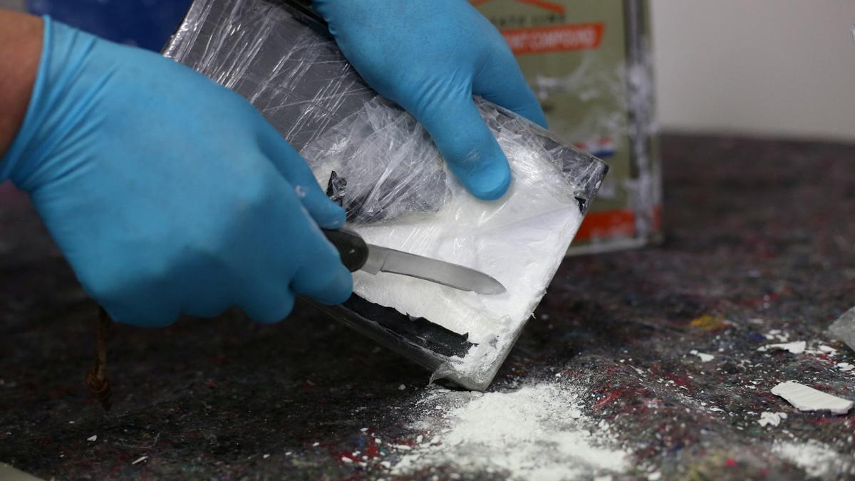 Imagen de archivo de una incautación de cocaína