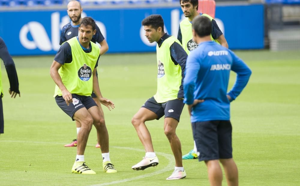 Trabajo táctico y de estrategia en Riazor