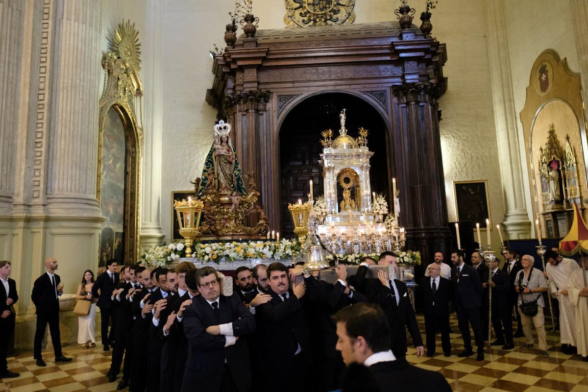 22 Junio 2025. Malaga, Procesion Corpus. (Fotografia: Gregorio Marrero)