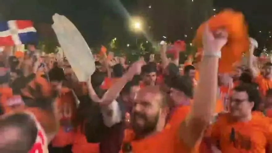 Euforia en la afición taronja tras el pase a la Final Four de la Euroliga