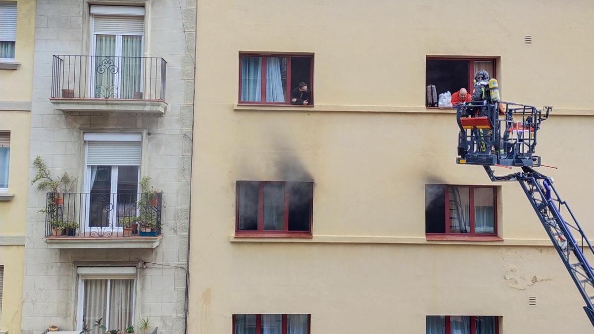 Incendio en el Hotel Coronado de Barcelona