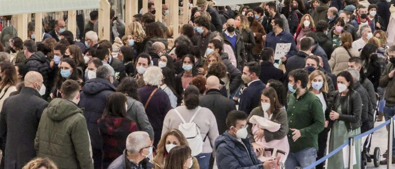 El Calatrava abarrotado durante el International Cheese Festival el pasado mes de noviembre. | I. Collín