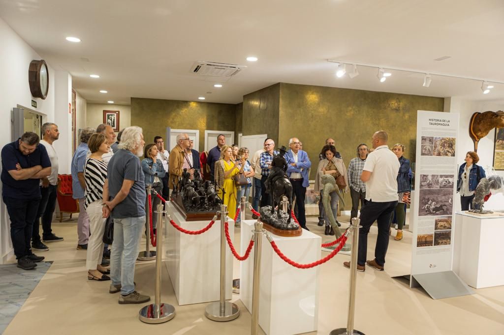 El Museu del Bou embelesa a veterinarios expertos en materia taurina