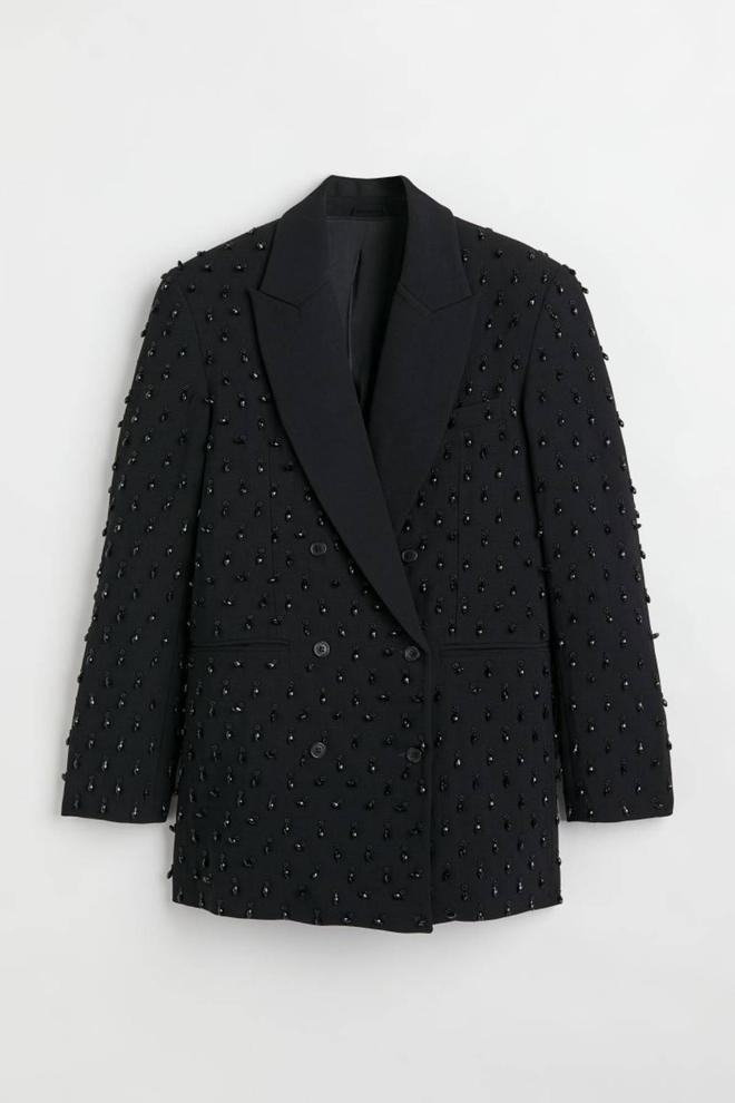 Vestido blazer en color negro de H&M
