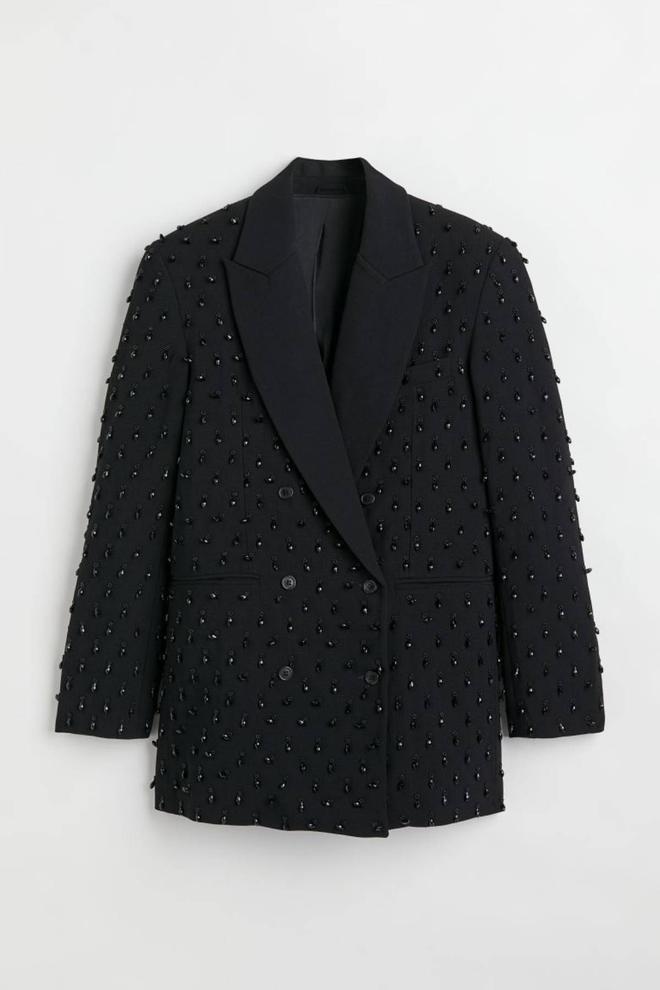 Vestido blazer en color negro de H&amp;M