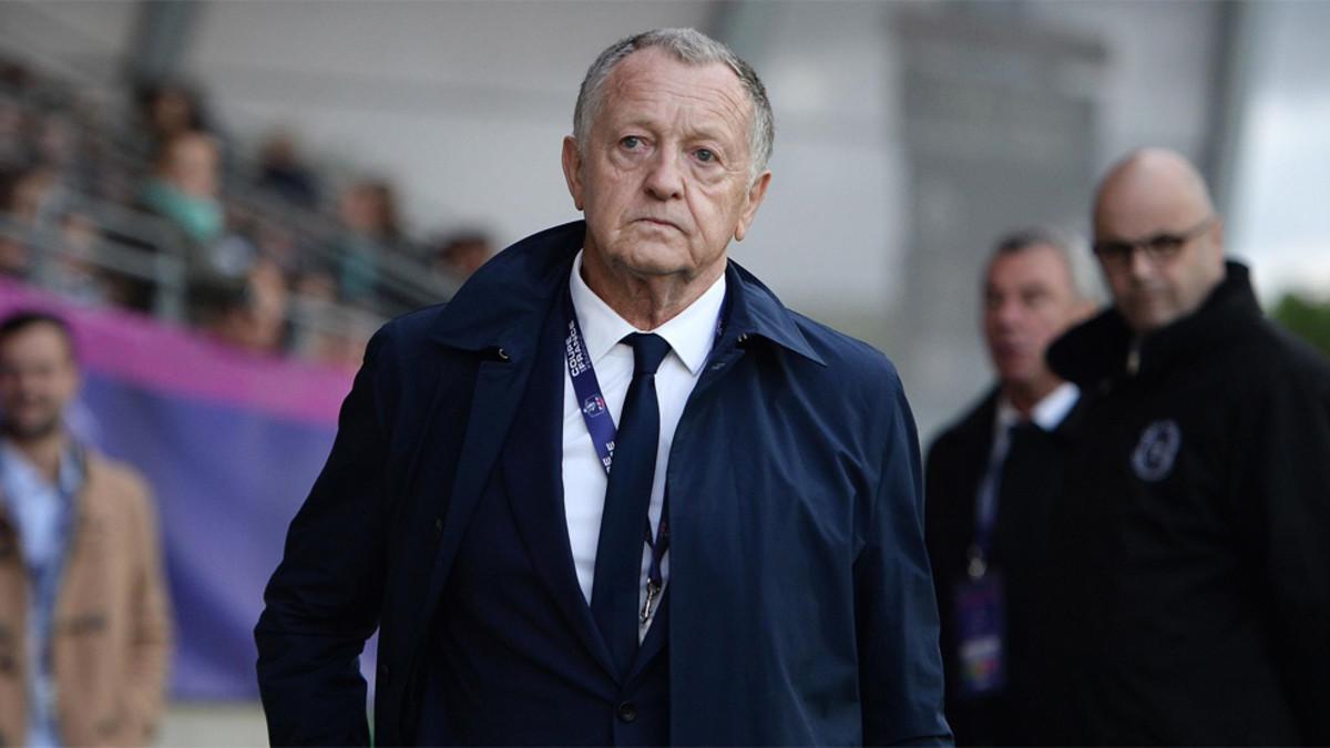 Jean Michel Aulas, presidente del Olympique Lyon