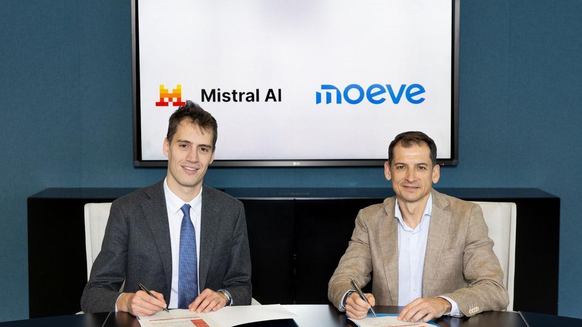 Moeve y Mistral AI se alían para impulsar soluciones de IA generativa en el sector energético.