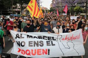 Més de mil persones es manifesten a Badalona contra la condemna de cinc anys de presó a l’activista Marcel Vivet