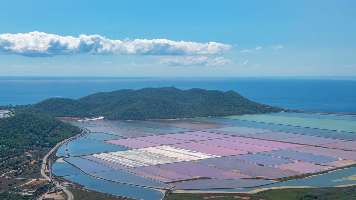 Vista panorámica de ses Salines de Ibiza. CAT