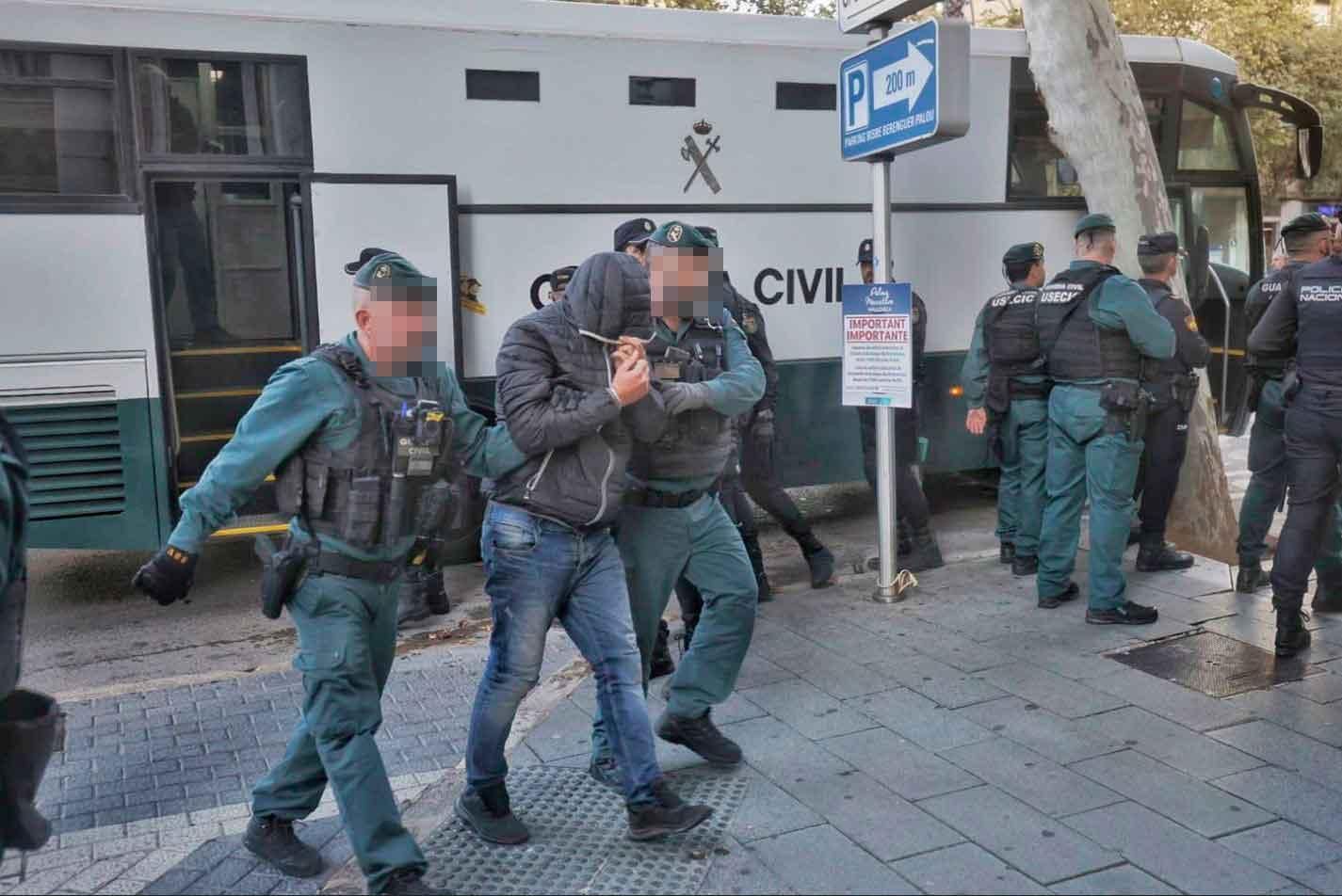 Los detenidos en la operación Gambito de dama, ante el juez