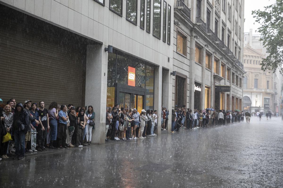 La lluvia por fin llega a Barcelona