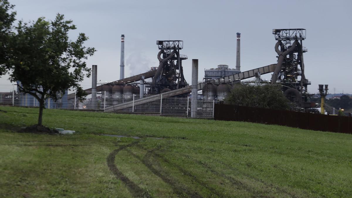 Instalaciones de Arcelor en Gijón