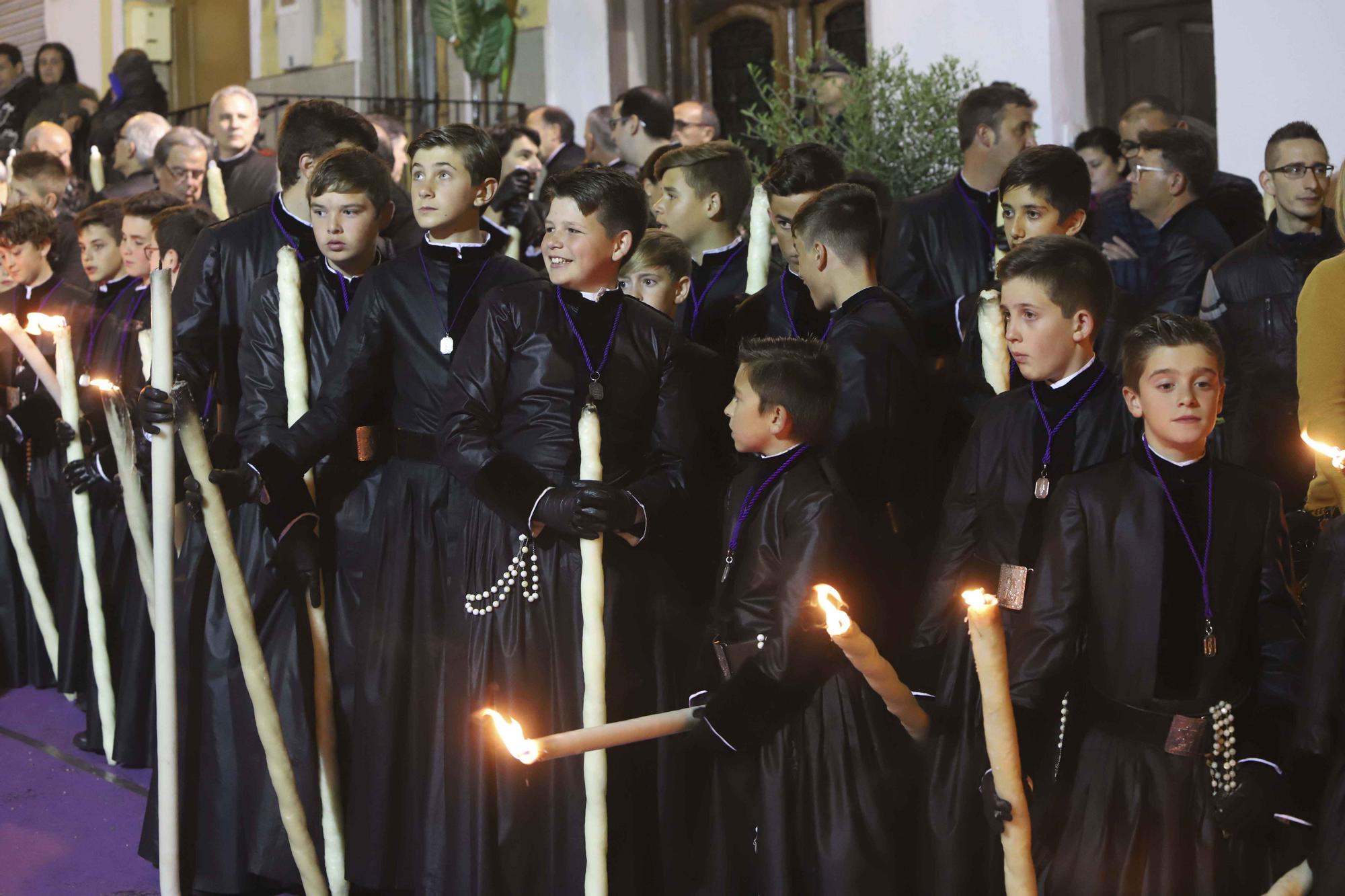 Así fue la última Procesión del Silencio de la Semana Santa de Sagunt.