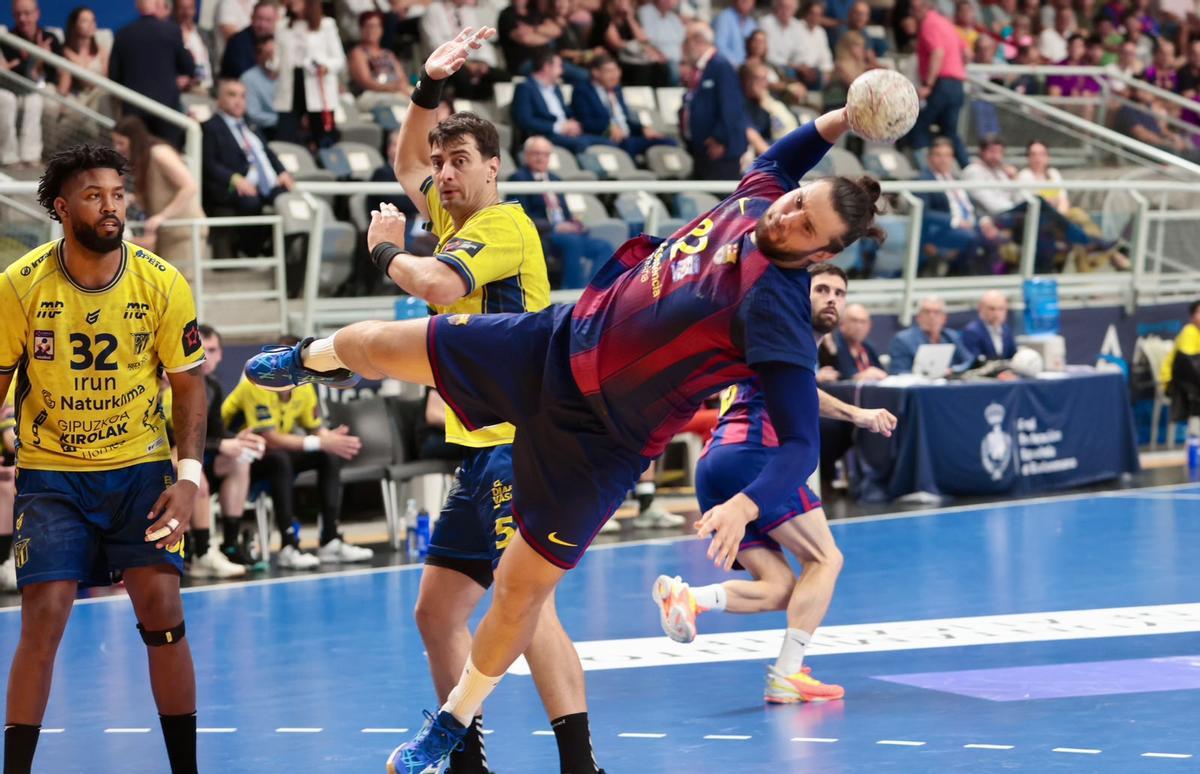 Estas son las imágenes de la final de la Copa del Rey de Balonmano en Alicante