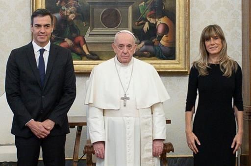 Visita de Pedro Sánchez al Vaticano