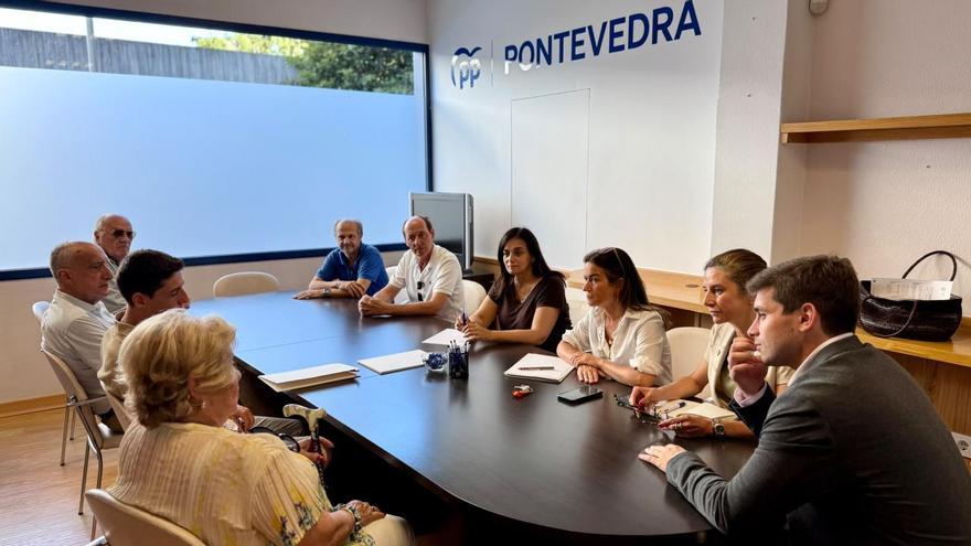 Reunión con afiliados del PP en Campolongo