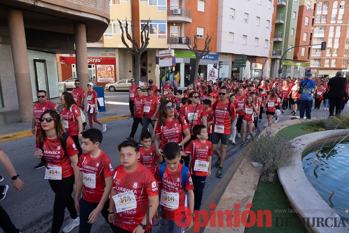 Marcha de la ONG Delwende en Caravaca