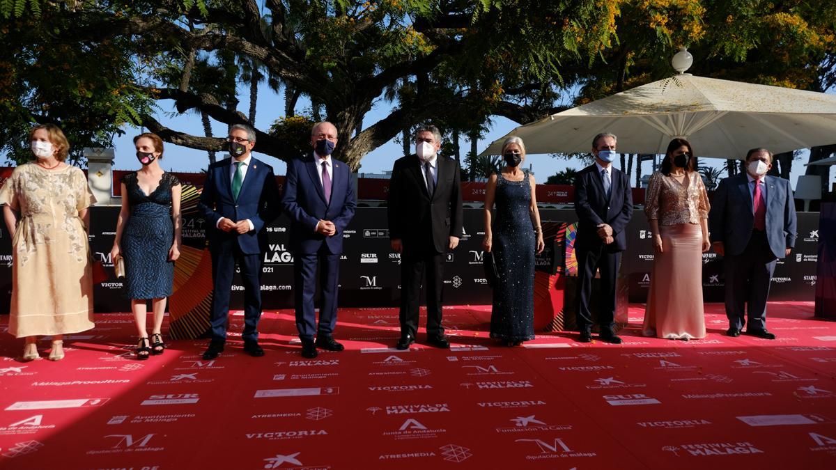 Alfombra roja del Festival de Málaga en el Gran Hotel Miramar