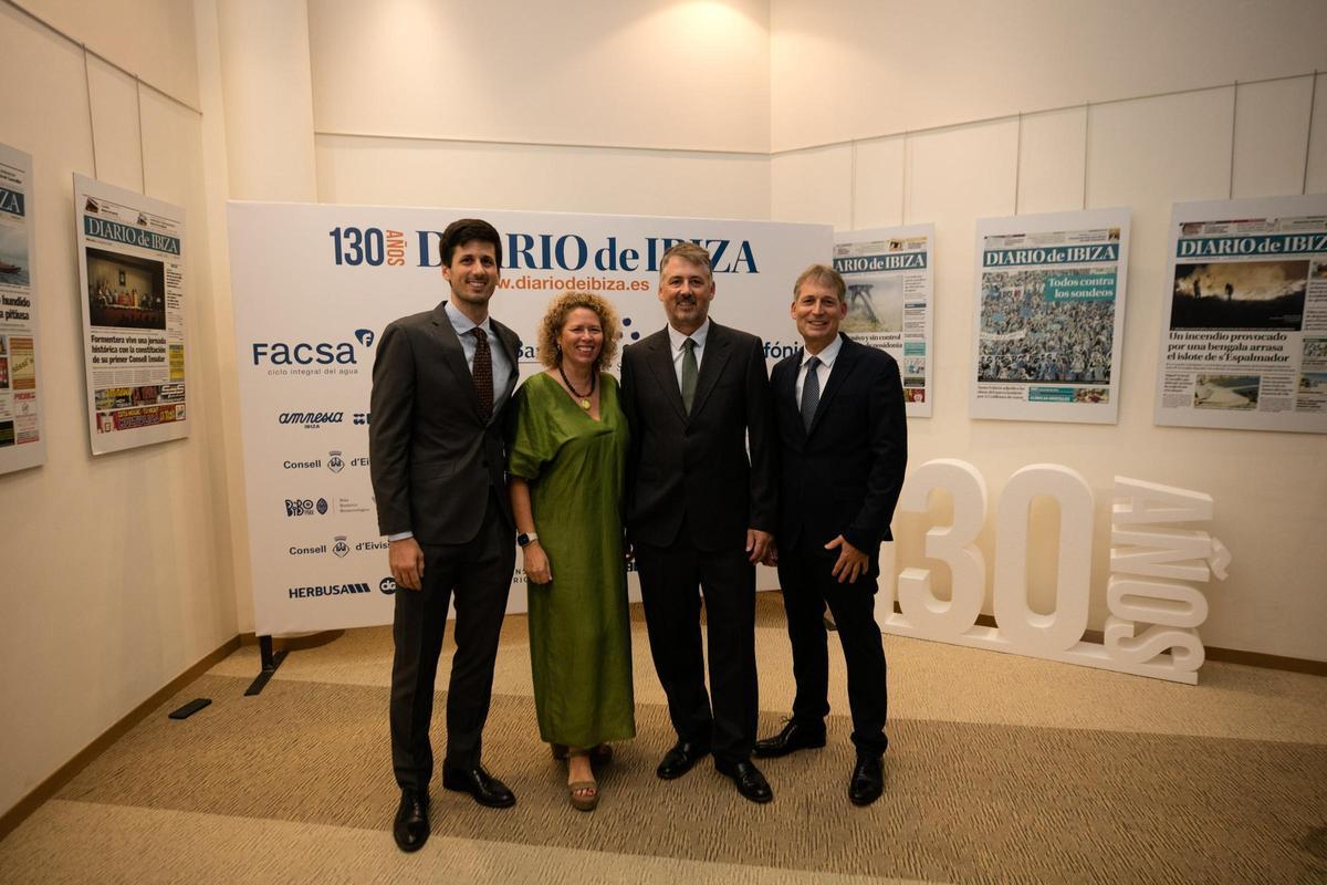 Los hermanos Marí Washborne, cuando ganaron el Premio Diario de Ibiza en 2023