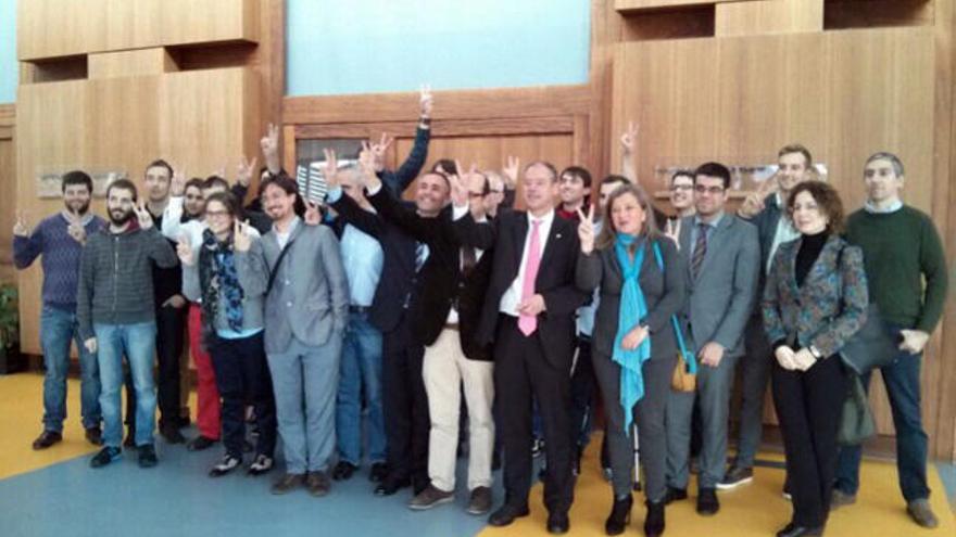 El equipo celebraba esta mañana en la Universidad el lanzamiento // FdV