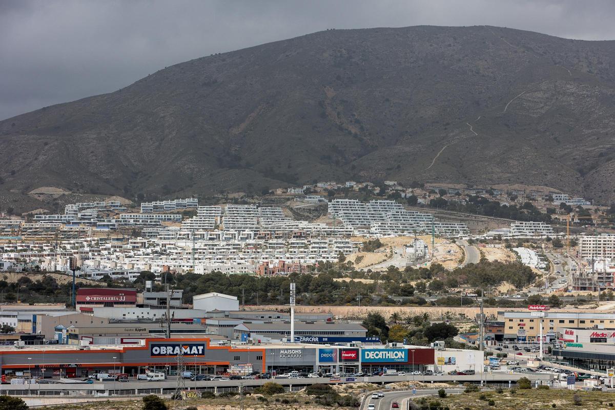 Parque inmobiliario entre Benidorm y Finestrat.