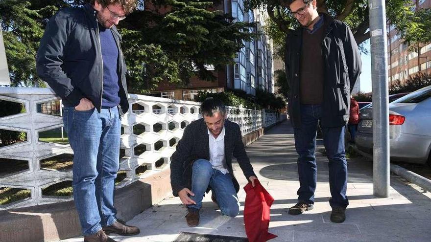 Una placa en homenaje al naturalista Humboldt