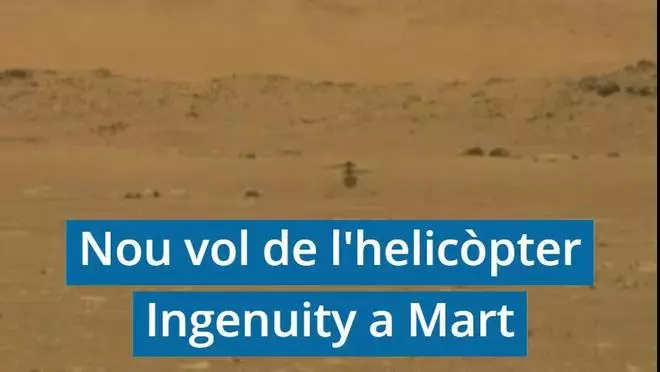 Nou vol de l'helicòpter Ingenuity a Mart