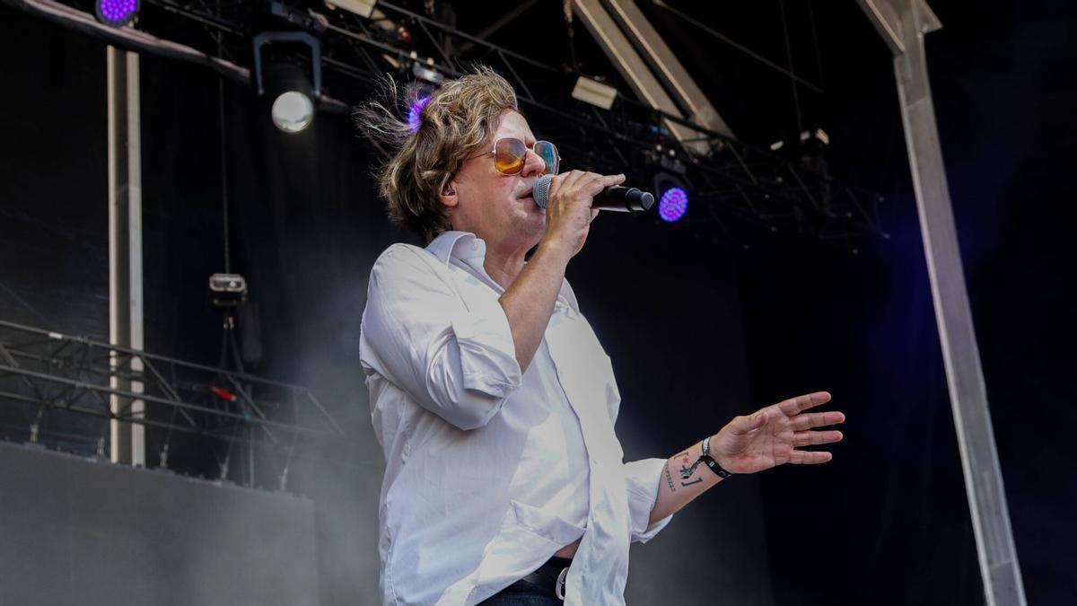 Nacho Vegas en el Atlantic Fest de Vilagarcía hace unos días