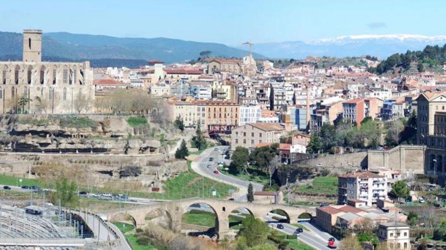 Un estudi preveu desviar la Renfe a Manresa per fer un parc al Cardener