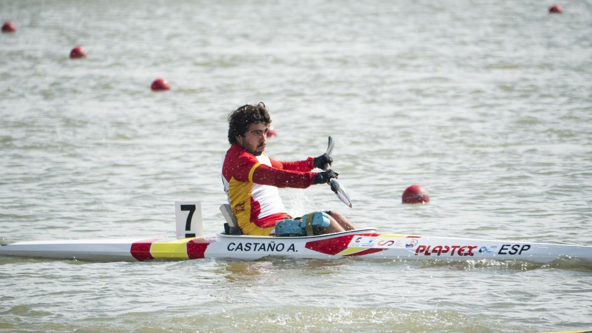 Adrián Castaño, este mediodía en la Copa del Mundo de Hungría