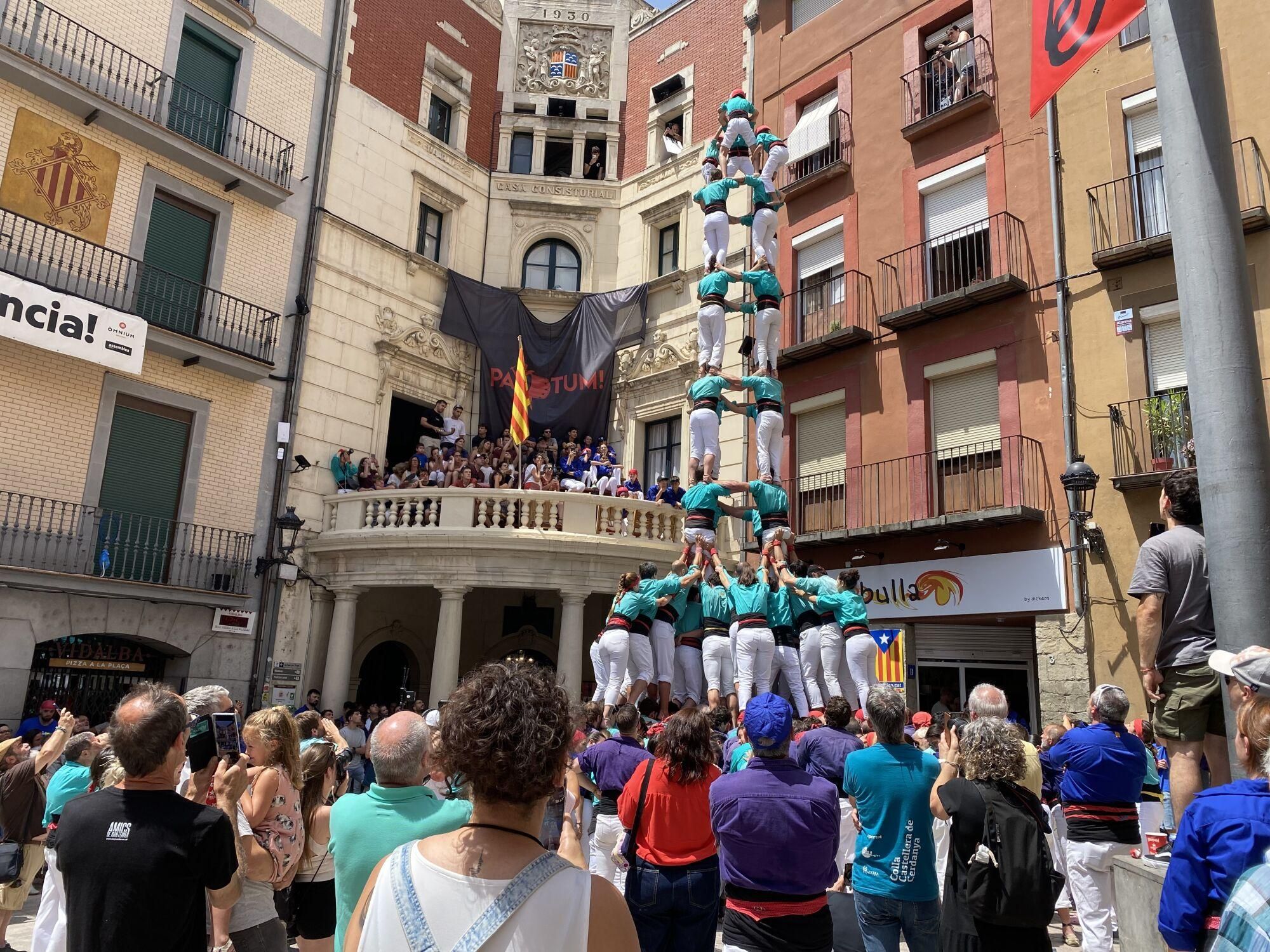 Diada dels Quatre fuets de Berga - Castellers