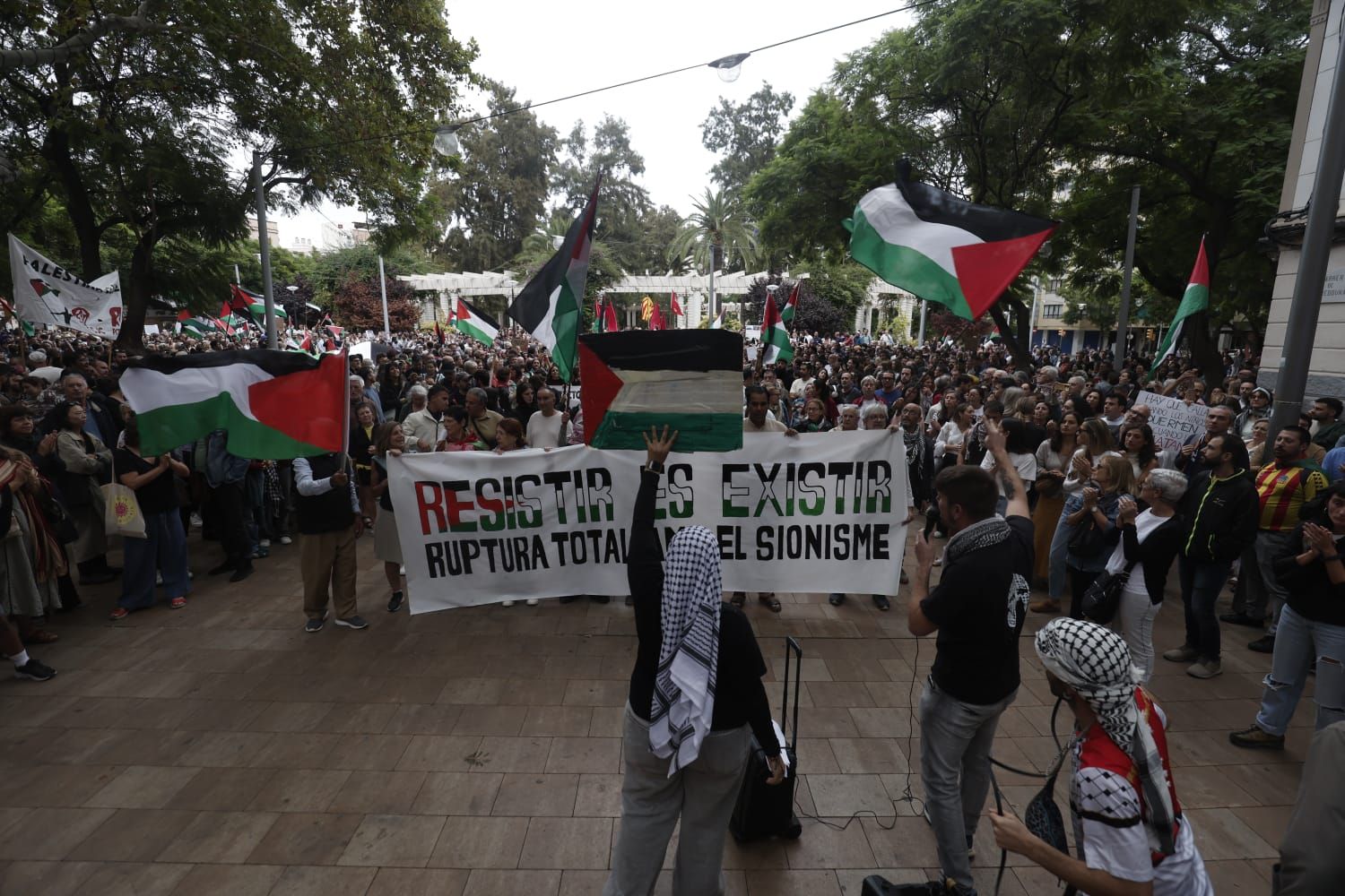 FOTOS | Manifestación en Palma para condenar el genocidio israelí en Palestina