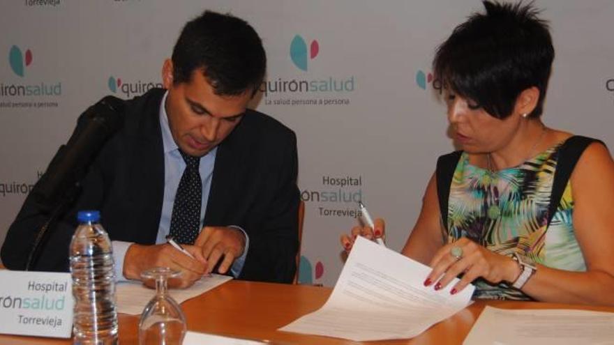 El Hospital Quirónsalud Torrevieja firma un acuerdo de colaboración con ASIVEGA