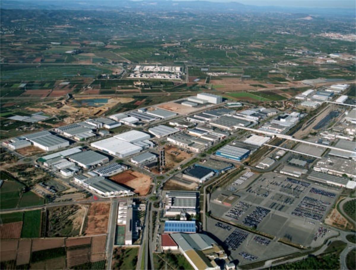 almussafes vista aerea poligono y ford almussafes