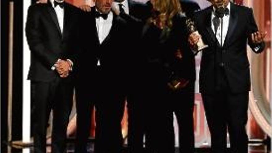 El mexicà González Iñárritu recollint el Globus d&#039;Or al millor drama.