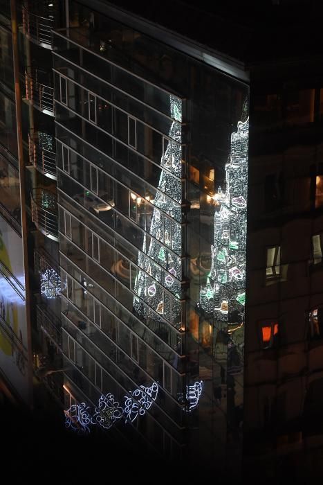 A Coruña enciende su alumbrado navideño