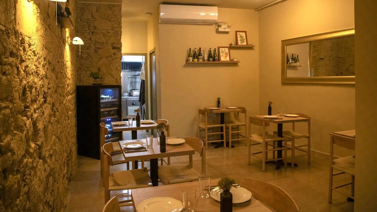 El comedor de Cal Quiquet.