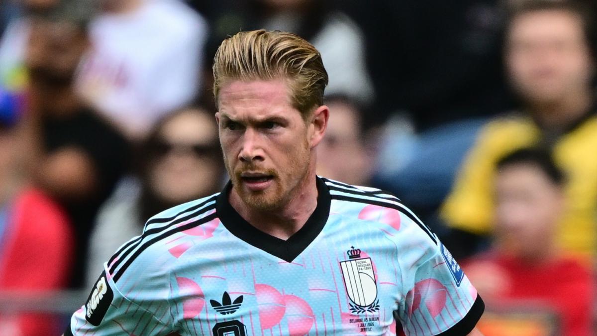 De Bruyne no lo está pasando bien en el Mundial