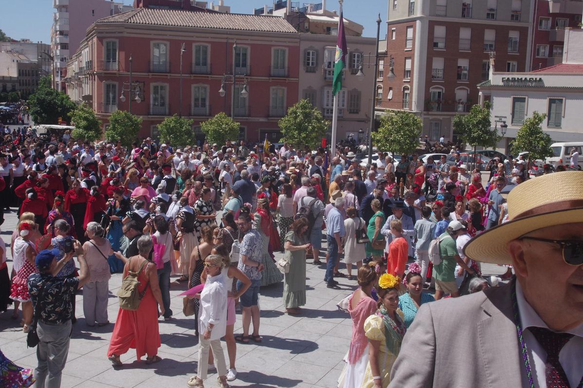 Romería al Santuario de la Virgen de la Victoria en la Feria de Málaga de 2024